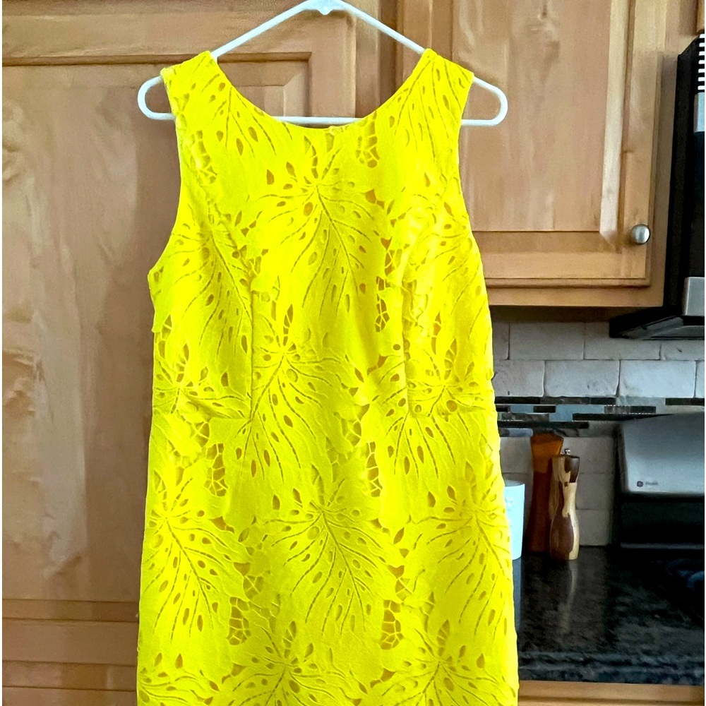 Talbots Yellow Dress Size 10p